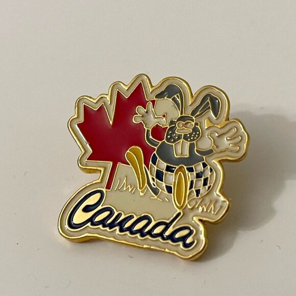 CDF Canada Pin Bunny Rabbit Flaws - Picture 2 of 8